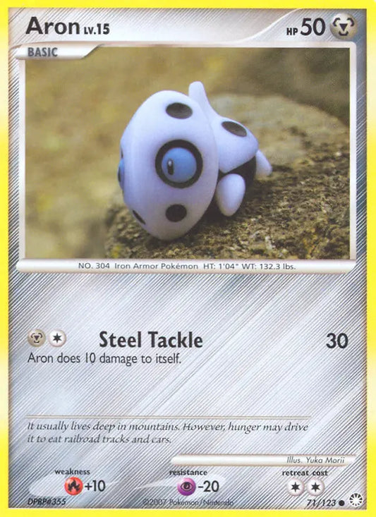 Aron 71 Mysterious Treasures Pokesingles