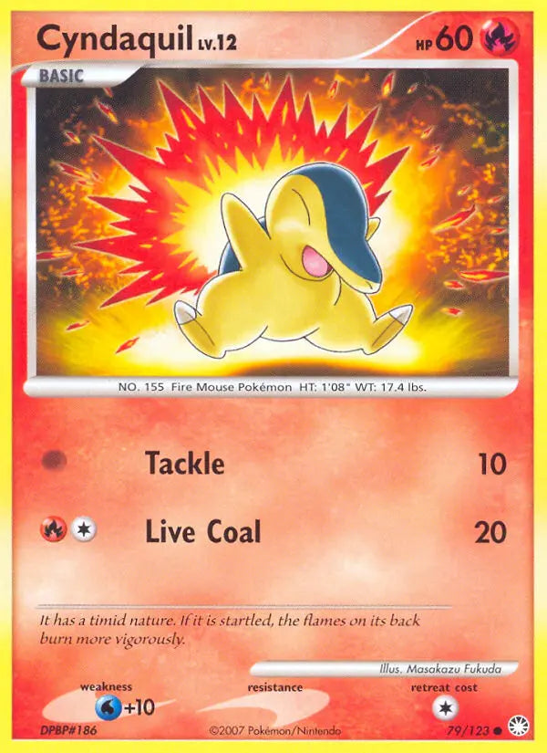 Cyndaquil 79 Mysterious Treasures Pokesingles