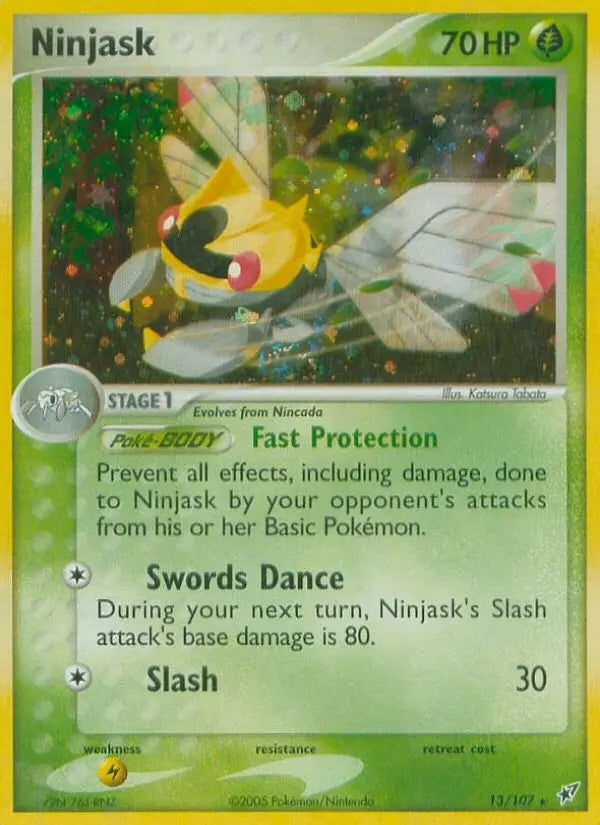 Ninjask 13 Deoxys Pokesingles