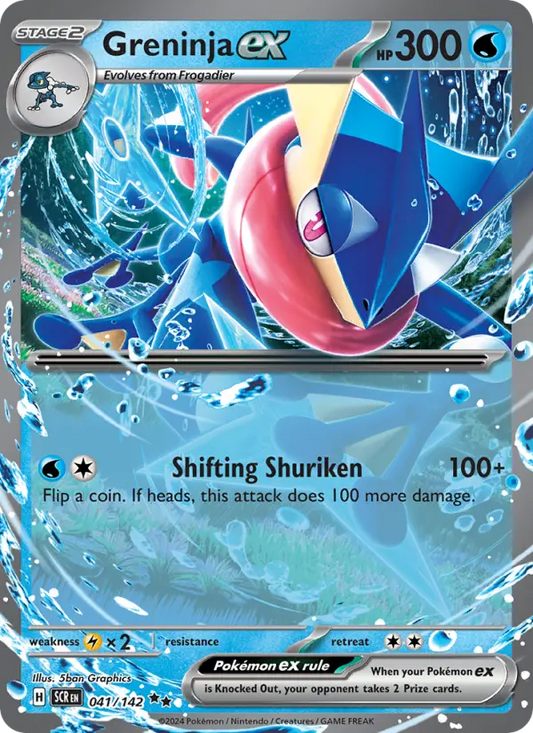 Greninja ex 41 Stellar Crown Pokesingles