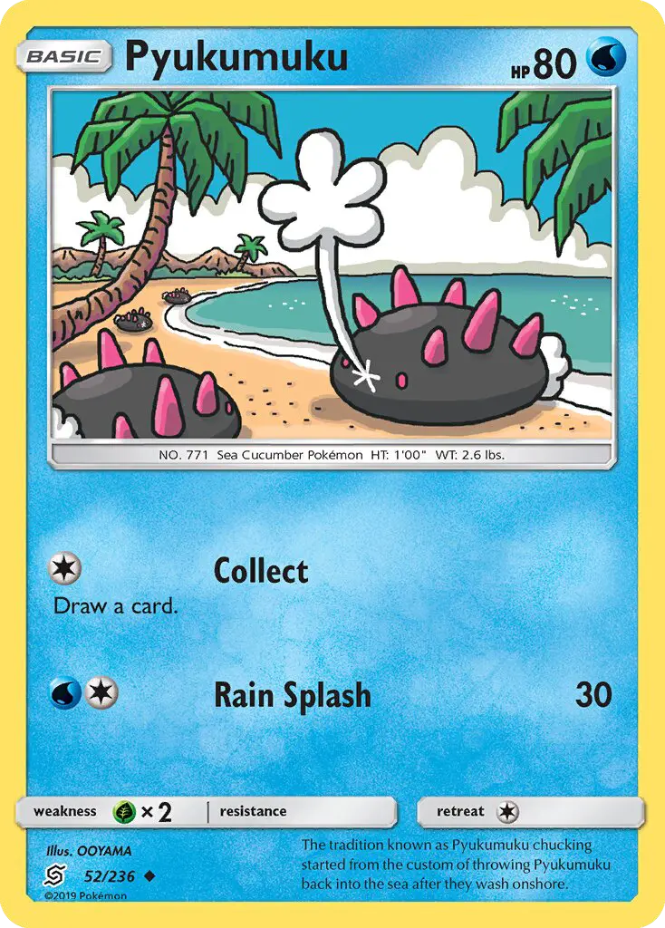 Pyukumuku 52 Unified Minds Pokesingles