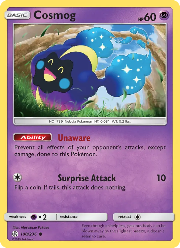 Cosmog 100 Cosmic Eclipse Pokesingles