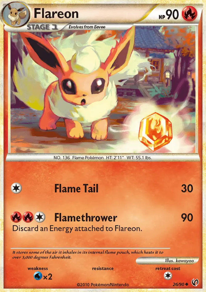 Flareon 26 Undaunted Pokesingles