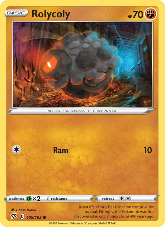 Rolycoly 105 Rebel Clash Pokesingles