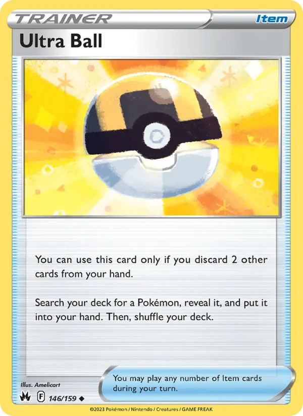 Ultra Ball 146 Crown Zenith Pokesingles