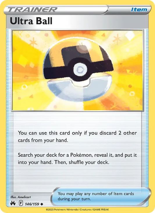 Ultra Ball 146 Crown Zenith Pokesingles