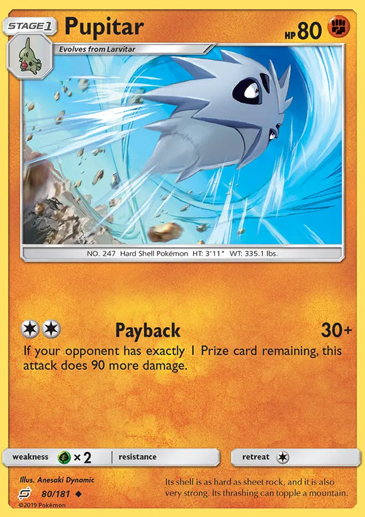 Pupitar 80 Team Up Pokesingles