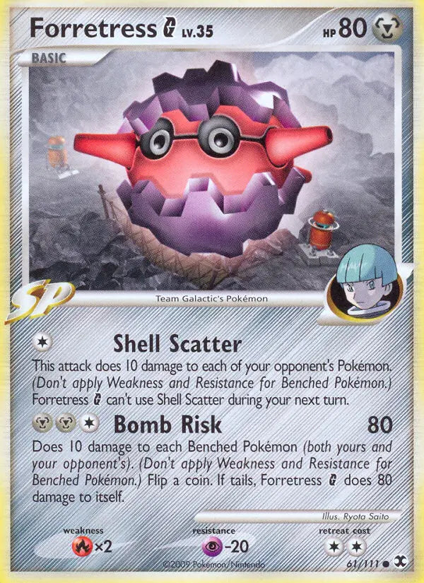 Forretress G 61 Rising Rivals Pokesingles