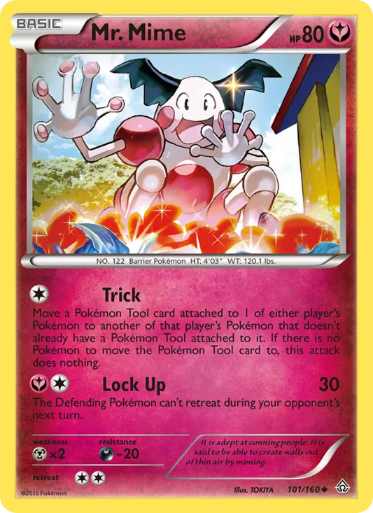 Mr. Mime 101 Primal Clash Pokesingles