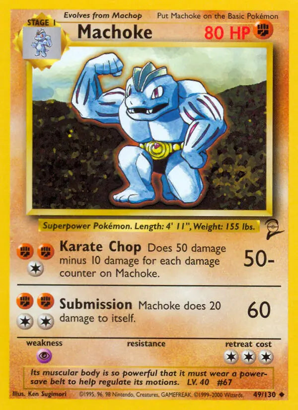 Machoke 49 Base Set 2 Pokesingles