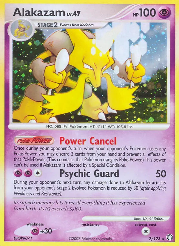 Alakazam 2 Mysterious Treasures Pokesingles