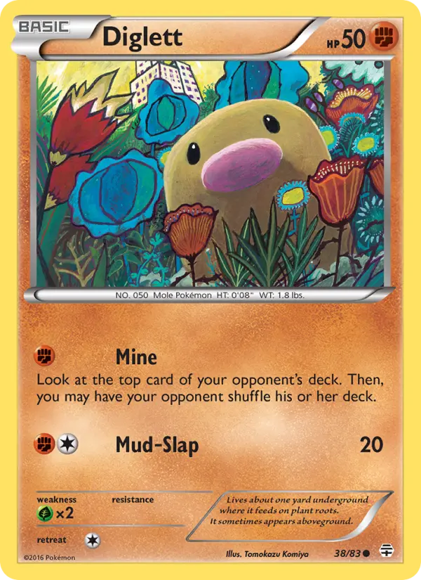 Diglett 38 Generations Pokesingles