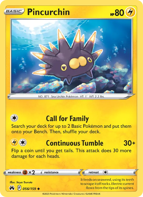 Pincurchin 56 Crown Zenith Pokesingles
