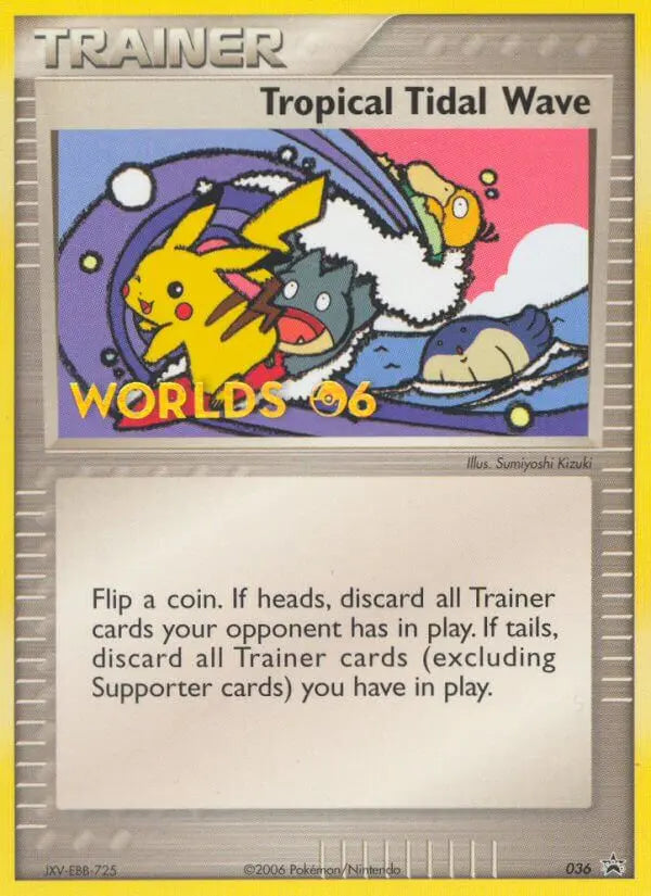 Tropical Tidal Wave 36 Nintendo Black Star Promos Pokesingles