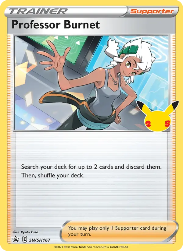 Professor Burnet SWSH167 SWSH Black Star Promos Pokesingles