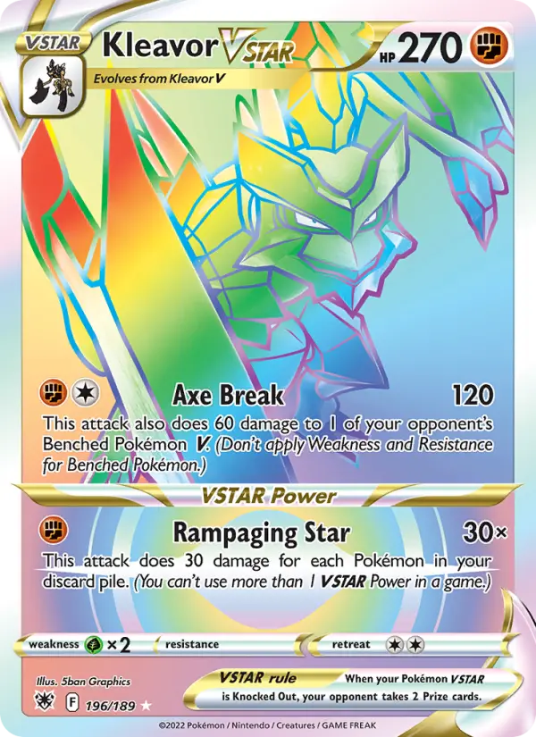 Kleavor VSTAR 196 Astral Radiance Pokesingles