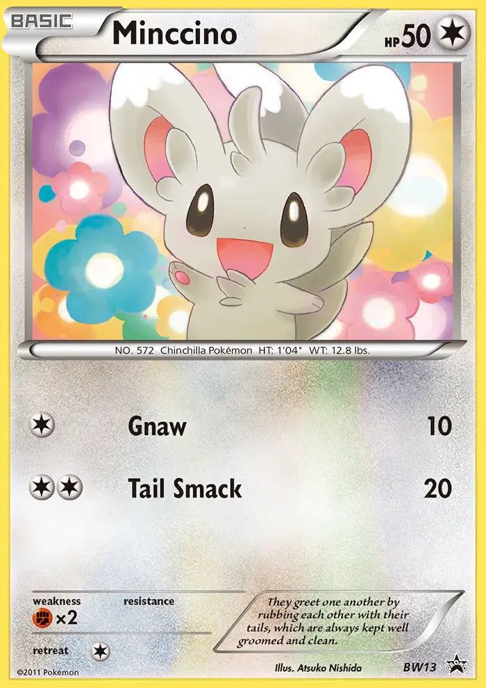 Minccino BW13 BW Black Star Promos Pokesingles