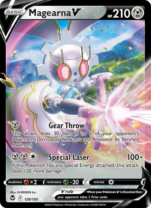 Magearna V 128 Silver Tempest Pokesingles