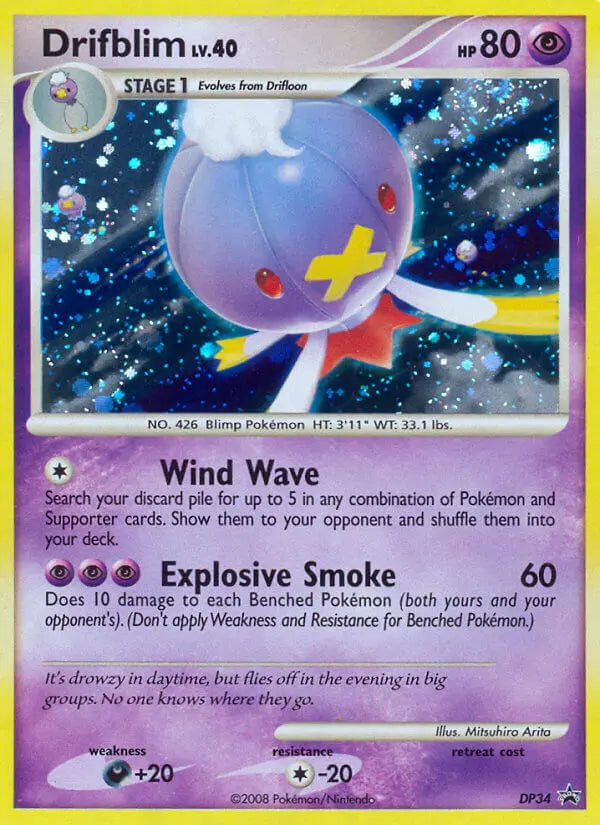 Drifblim DP34 DP Black Star Promos Pokesingles
