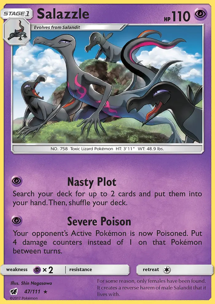 Salazzle 47 Crimson Invasion Pokesingles