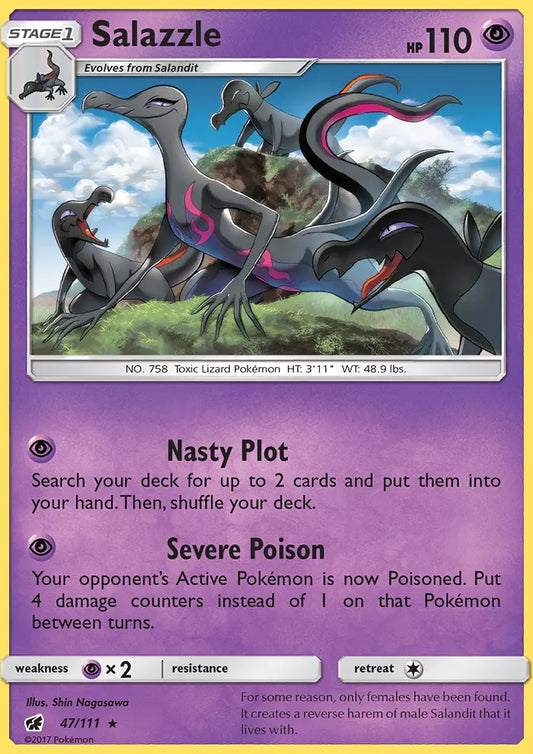 Salazzle 47 Crimson Invasion Pokesingles