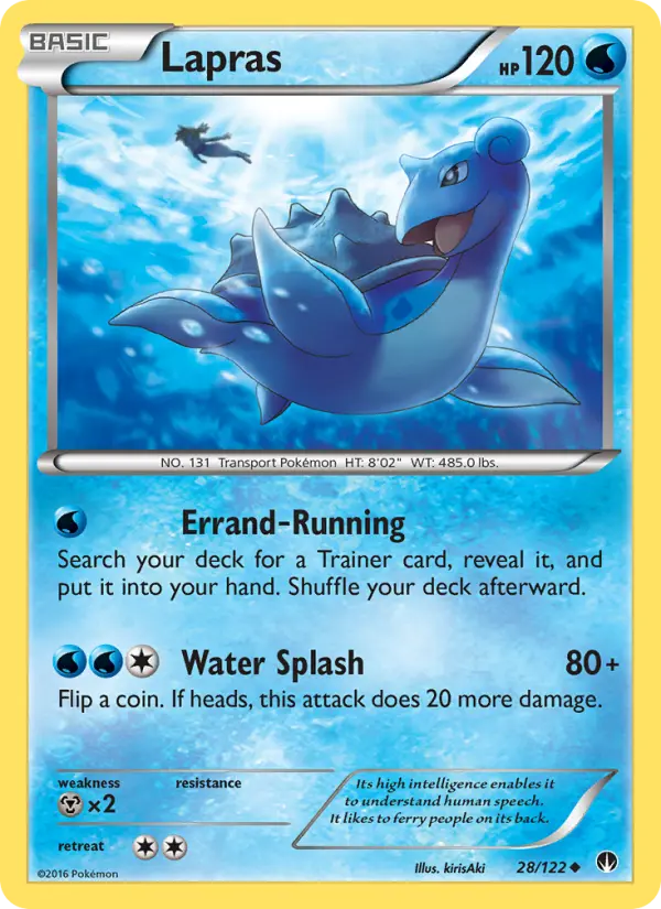 Lapras 28 BREAKpoint Pokesingles