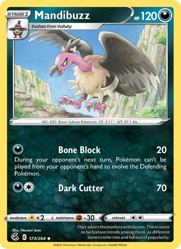 Mandibuzz 173 Fusion Strike Pokesingles