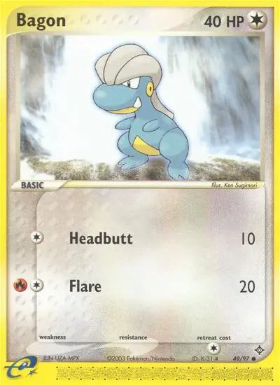 Bagon 49 Dragon Pokesingles