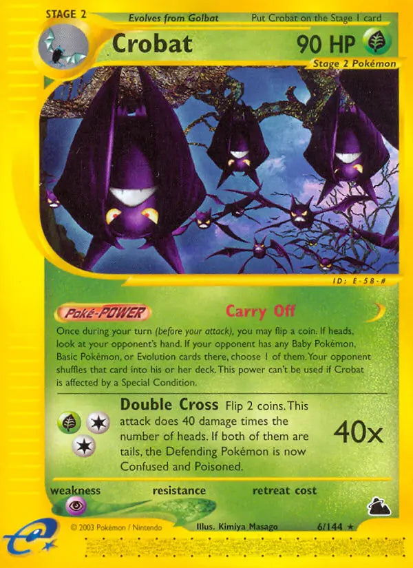Crobat 6 Skyridge Pokesingles