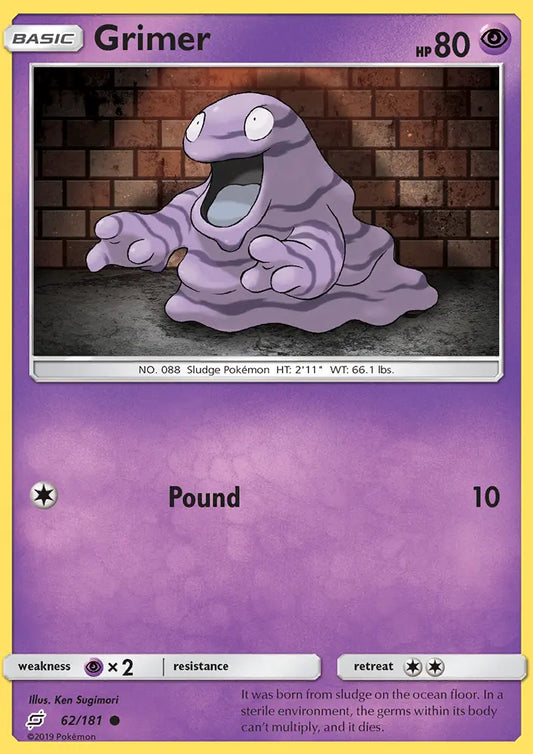 Grimer 62 Team Up Pokesingles