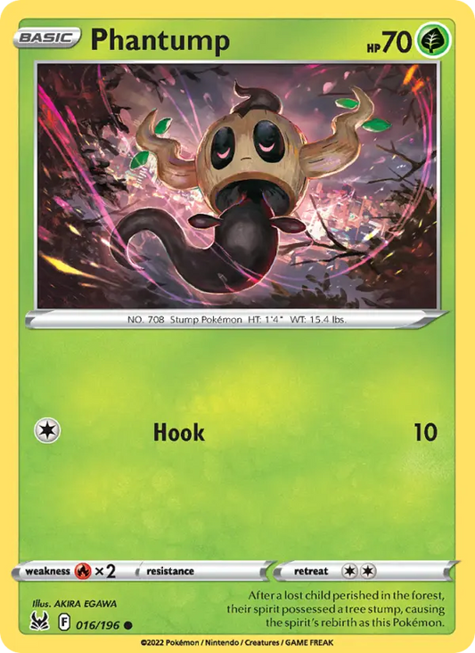 Phantump 16 Lost Origin Pokesingles