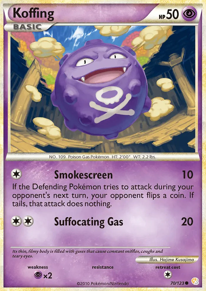 Koffing 70 HeartGold SoulSilver Pokesingles