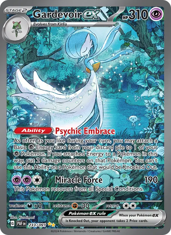 Gardevoir ex 233 Paldean Fates Pokesingles