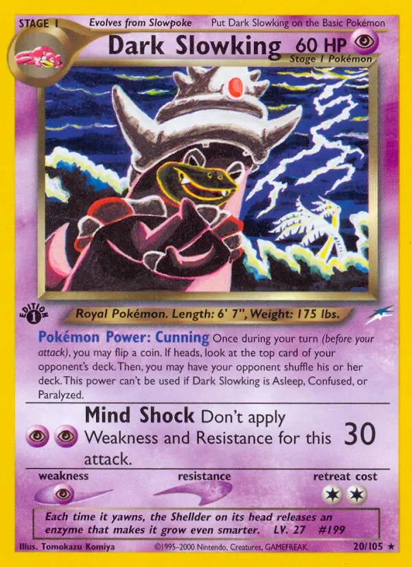 Dark Slowking 20 Neo Destiny Pokesingles