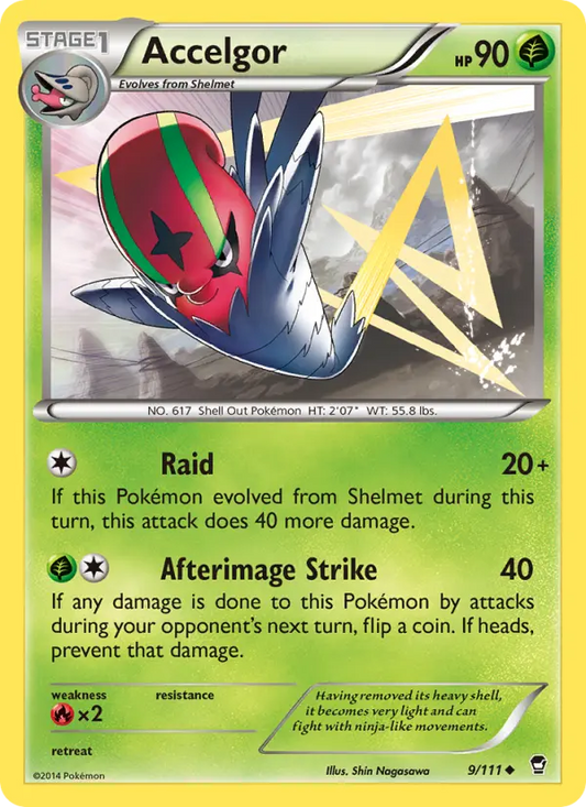 Accelgor 9 Furious Fists Pokesingles