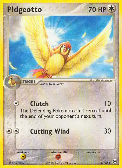 Pidgeotto 45 FireRed & LeafGreen Pokesingles