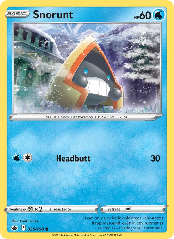 Snorunt 35 Chilling Reign Pokesingles