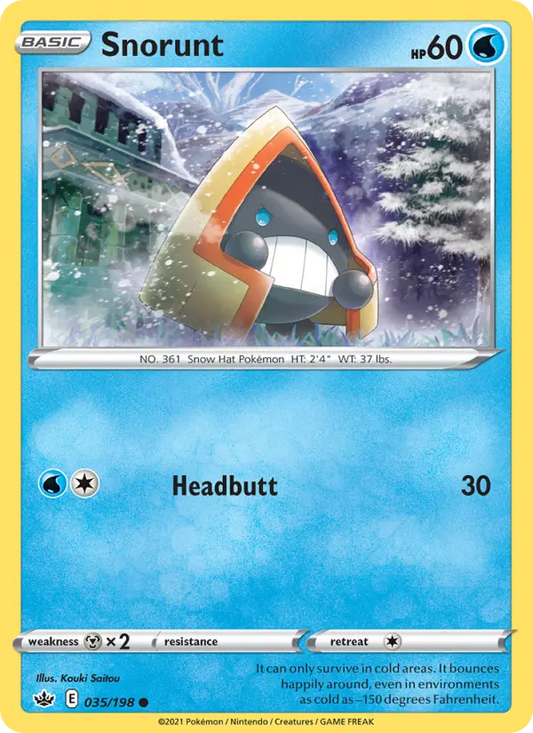 Snorunt 35 Chilling Reign Pokesingles