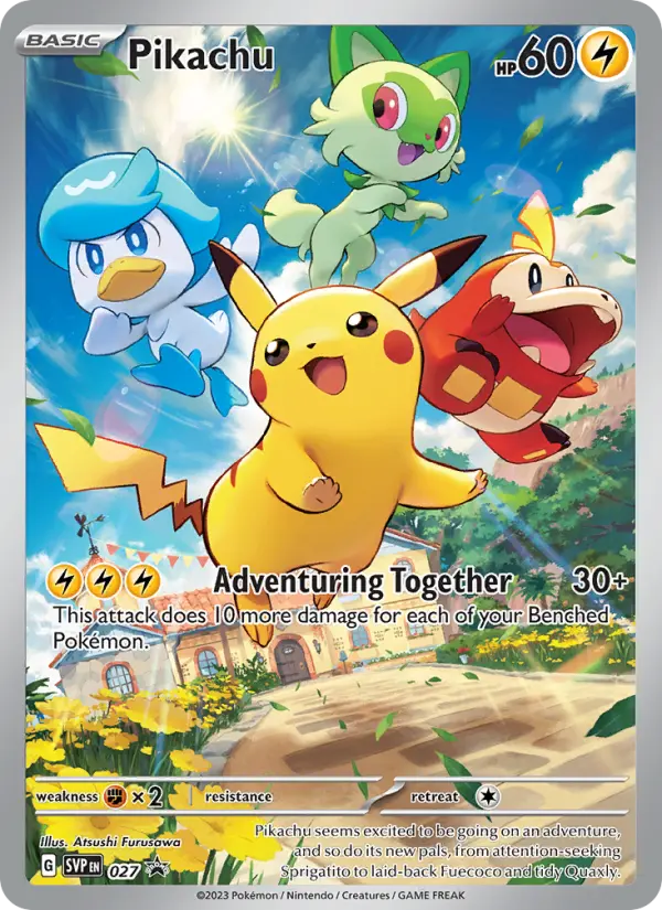 Pikachu 27 SVP Black Star Promos Pokesingles