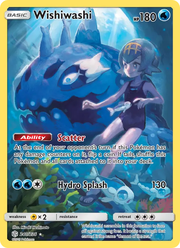 Wishiwashi 240 Cosmic Eclipse Pokesingles