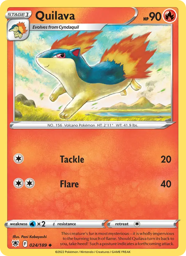 Quilava 24 Astral Radiance Pokesingles