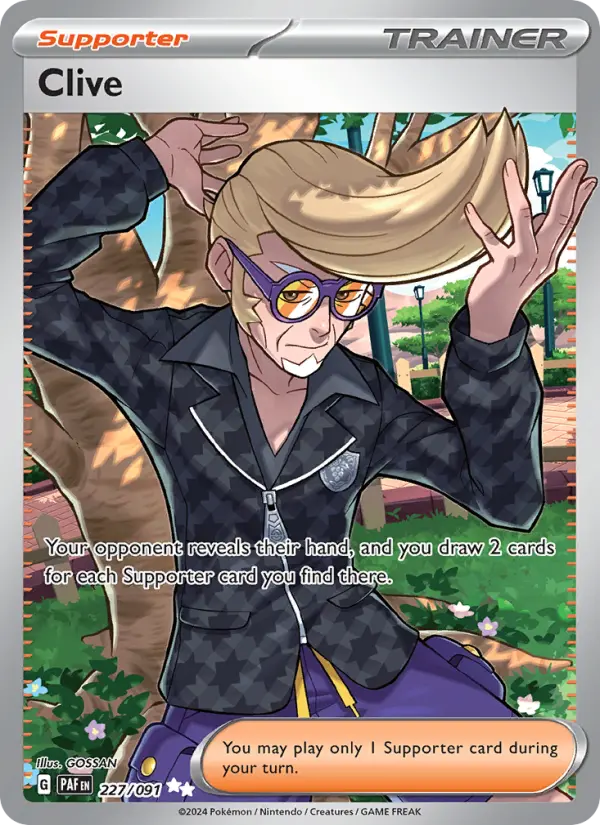 Clive 227 Paldean Fates Pokesingles