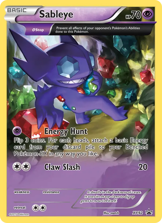 Sableye XY92 XY Black Star Promos Pokesingles