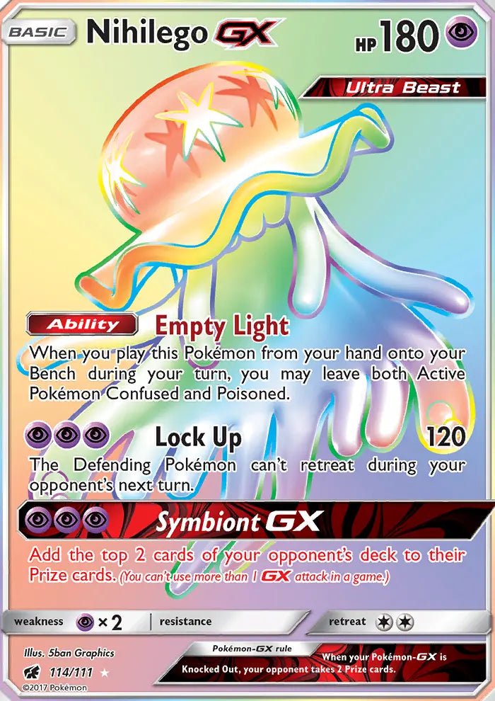 Nihilego GX 114 Crimson Invasion Pokesingles