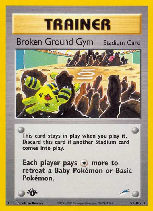 Broken Ground Gym 92 Neo Destiny Pokesingles