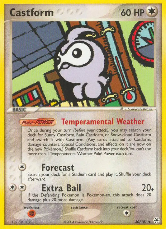 Castform 30 Hidden Legends Pokesingles