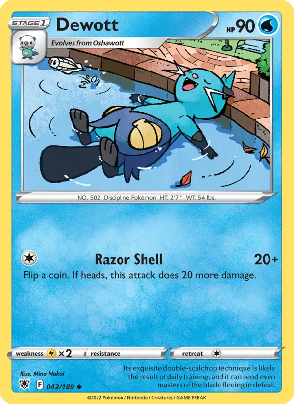 Dewott 42 Astral Radiance Pokesingles