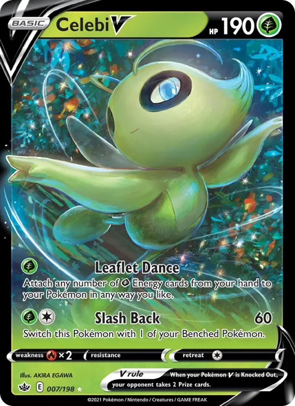 Celebi V 7 Chilling Reign Pokesingles