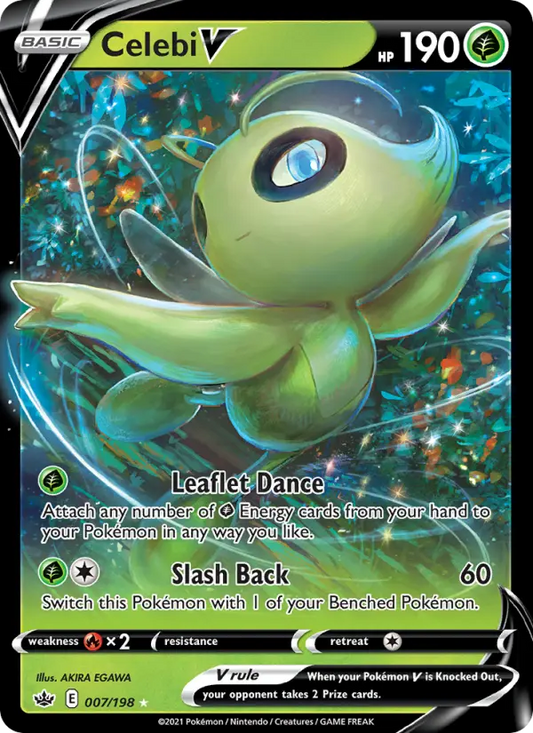 Celebi V 7 Chilling Reign Pokesingles