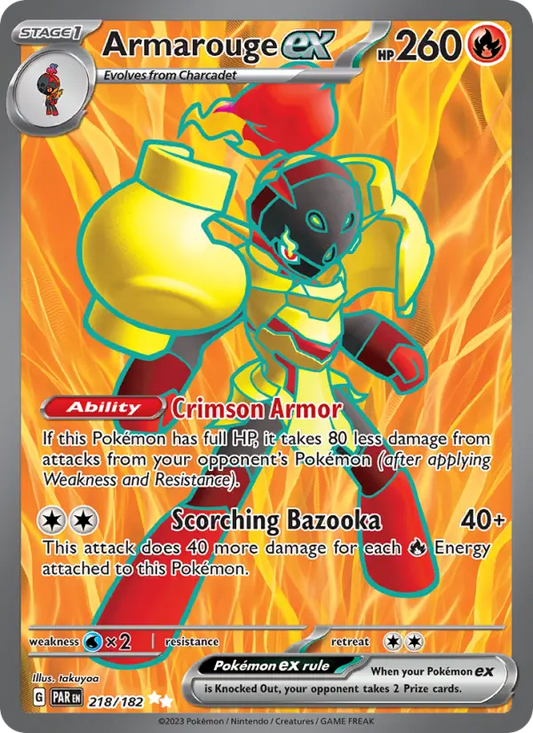 Armarouge ex 218 Paradox Rift Pokesingles
